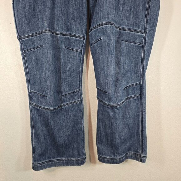 American Worker Denim Jeans Men Size 42 x 30 Cargo Style Medium Wash Casual - Picture 5 of 14